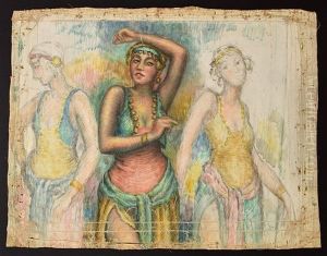 Edward Middleton Manigault Double Sided Painting by Edward Middleton Manigault