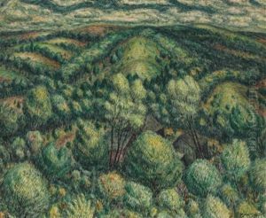 Landscape With Field by Edward Middleton Manigault