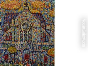 View Of A Church by Edward Middleton Manigault