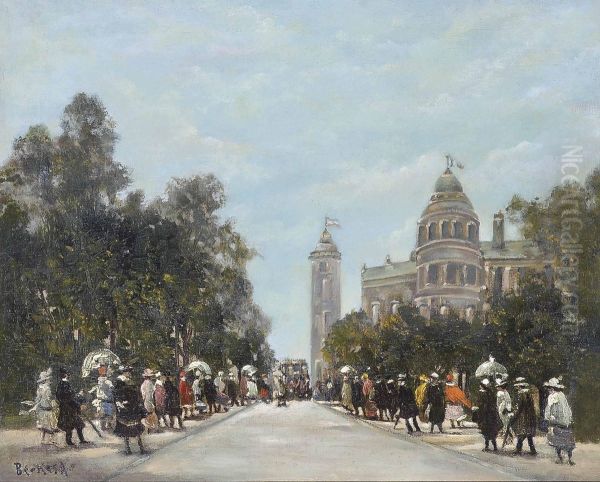 A Street Scene In Paris - view 1