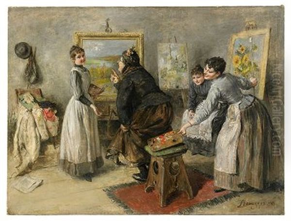 The Painting Lesson - view 1