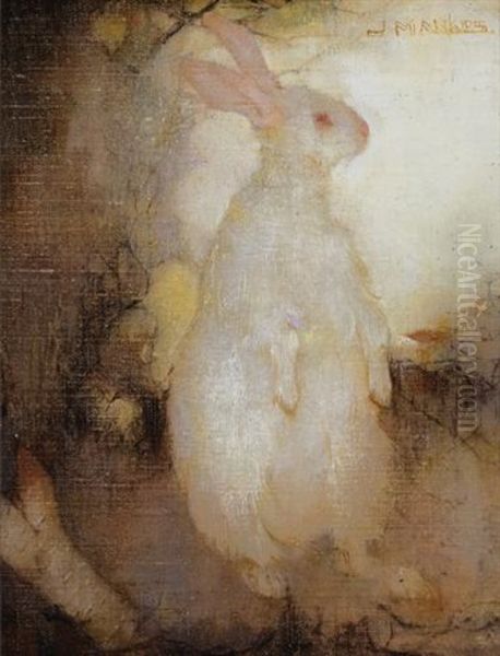 Wit Konijn, Staand (lapin Blanc, Debout) - view 1