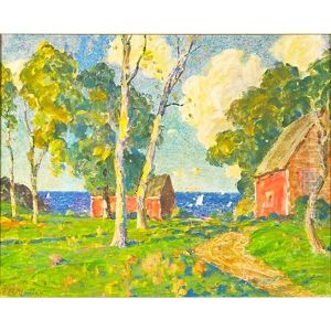 The Red Barns by Thomas R. Manley