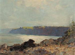 Untitled - Coastal Landscape by Charles Macdonald Manly