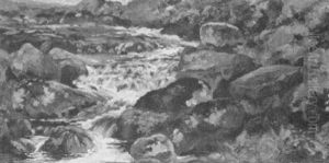 Landscape With Waterfall Landscape With Waterfall