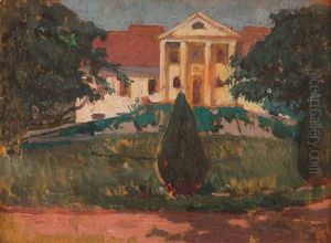 Manor House In Budziszyn by Aleksander Mann