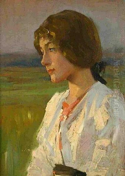 Portrait Of A Girl At Dusk - view 1