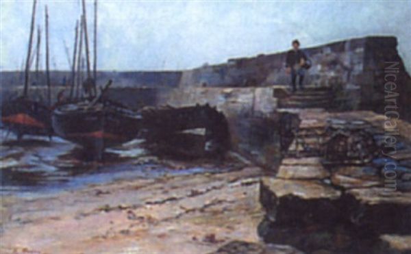 Harbour Quay With Lobster Pots In The Foreground - view 1