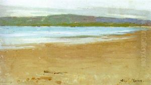 On The Shore, Tangier by Alexander Mann