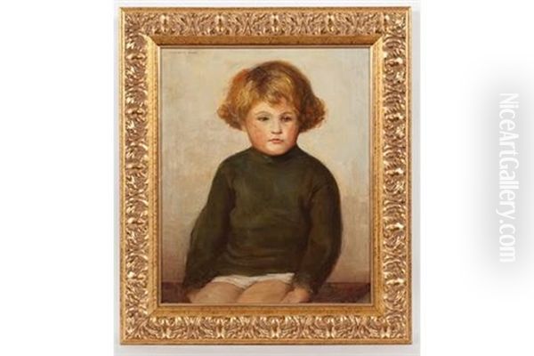 Portrait Of A Young Girl In Green - view 1