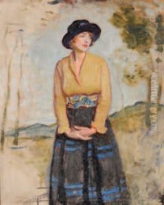 Portrait Of A Lady by Harrington Mann