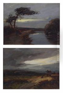 Scotch Express Near Earnforth (+ Canal At Hest Bank; Pair)