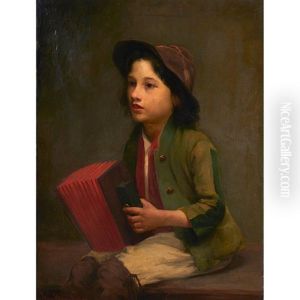 Young Boy With Accordion