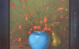 Still Life (flowers In Vase) by Jean Mannheim