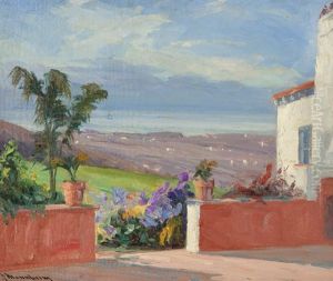 View From The Patio by Jean Mannheim