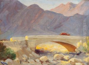 Car On An Arroyo Bridge