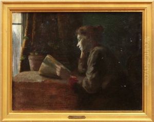 Woman Reading by Jean Mannheim