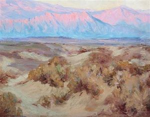 Desert Sunset, Palm Springs (?) by Jean Mannheim