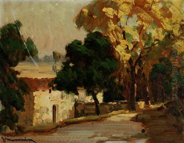 Autumn - The Old Mill, Pasadena by Jean Mannheim