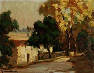 Autumn - The Old Mill, Pasadena by Jean Mannheim