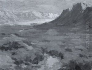 California Desert Lanscape by Jean Mannheim