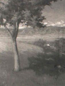 View From A Hillside by Jean Mannheim