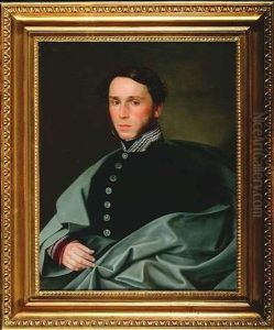 Portrait Des Freihern Von Handel by Johann Manschgo