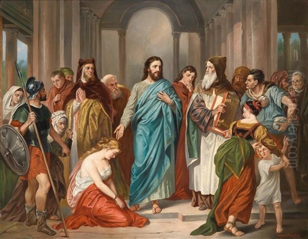 Christus Und Die Ehebrecherin - view 1