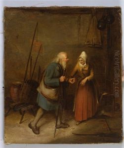 Familie In Not by Heinrich August Mansfeld