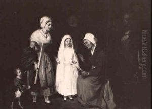 Die Erste Kommunion by Heinrich August Mansfeld