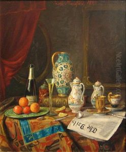 Still Life With The Daily by Josef Mansfeld
