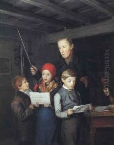 Der Gesangsunterricht by Josef Mansfeld