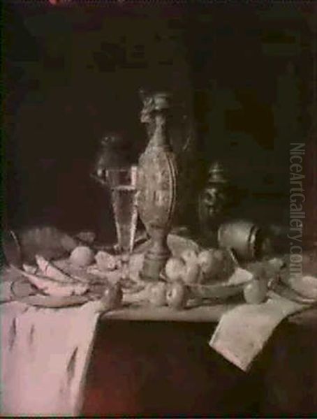 A Still Life With Fish And Fruit - view 1