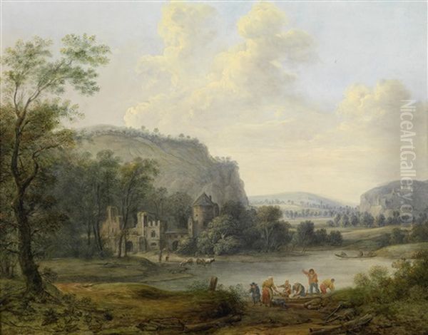 Eine Fluslandschaft - view 1