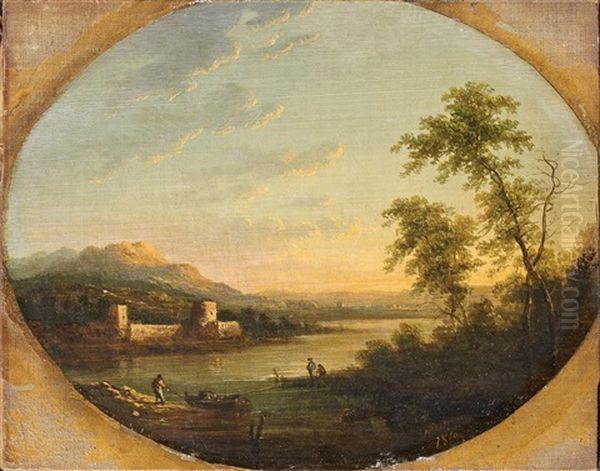 Abendlandschaft (+ Abendlandschaft; 2 Works) - view 1