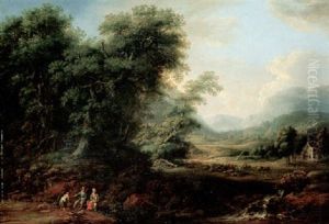 Mittelgebirgslandschaft by Jakob Manskirch