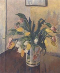 Still Life Of Tulips Still Life Of Tulips