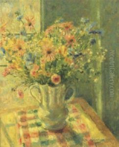 Still Life With Summer Flowers by James Bolivar Manson
