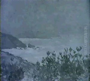 A Storm On The Cornish Coast