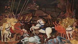 Bataljmalning (after Paulo Uccello)