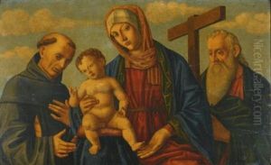 A Sacra Conversazione : The Madonna And Child With Saints Francis And Andrew