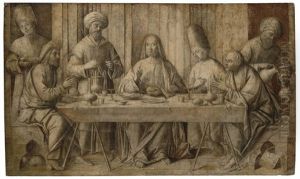 The Supper At Emmaus by Giovanni di Niccolo Mansueti
