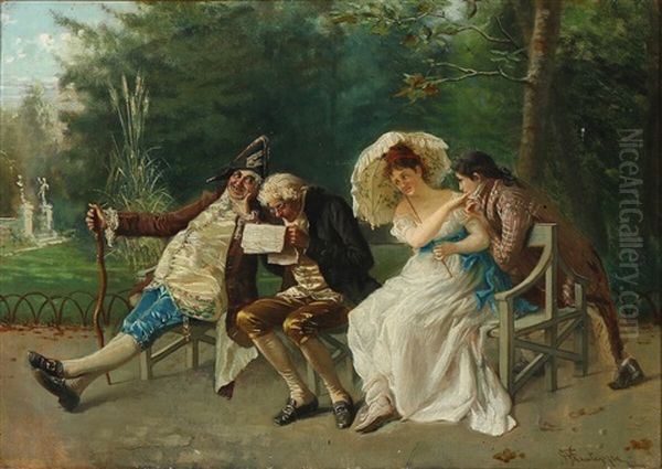 Scene From A Park In Milan - view 1