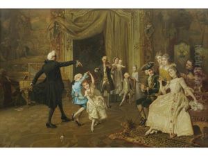 The Young Protege (+ The Dance Lesson; Pair) by Giacomo Mantegazza