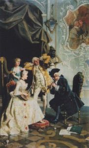 Musizierende Gesellschaft by Giacomo Mantegazza