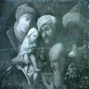 L'adoration Des Mages by Andrea Mantegna