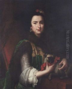 Bildnis Der Tochter Des Kanzlers Sulkowski by Adam Von Manyoki