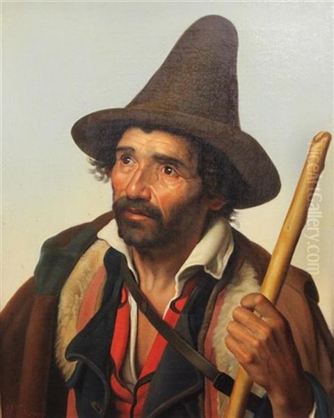 Portrait Of An Alpine Gentleman - view 1