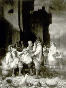 The Cavaliers' Repast by Ignacio Manzoni