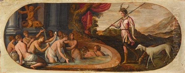 Diana And Her Nymphs Surprised By Actaeon - view 1